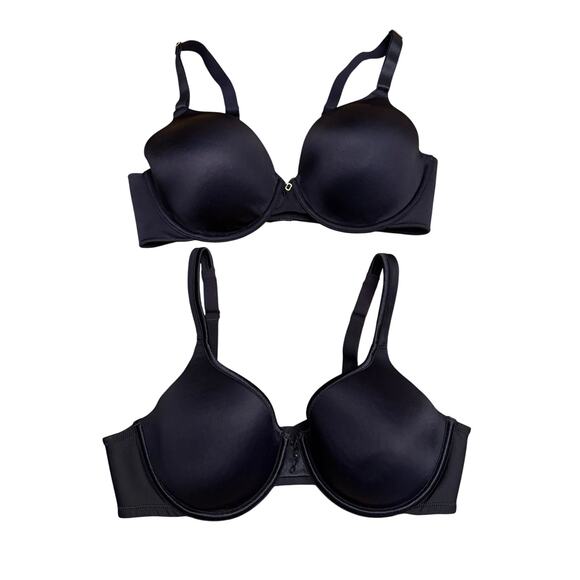 Vanity Fair Other - Vanity Fair Beauty Back Full Coverage Bras Size 38C Black Lace